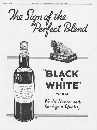 Black white whisky - &,