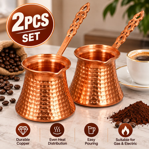 2pcs turkish coffee pot - coffee,