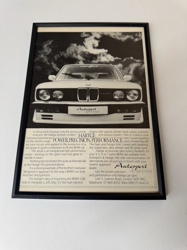 Framed original e28 1984 - original,