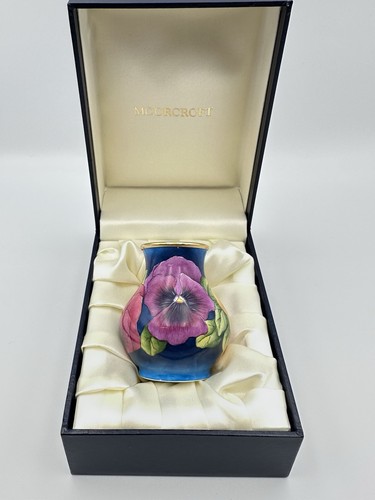 Moorcroft enamels pansy - enamels,