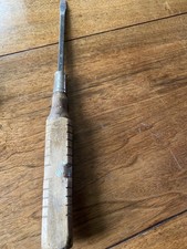 Vintage Long Screwdriver with Wooden Handle 37 cms in Length
