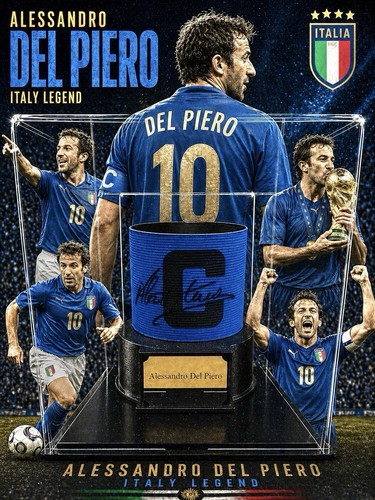 Hand signed del piero - signed,