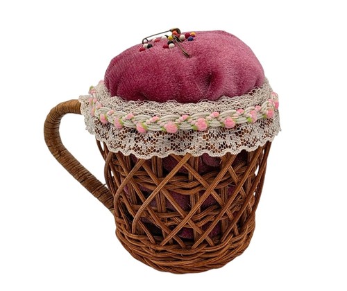 Vintage unusual wicker sewing - vintage,