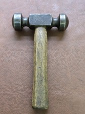 Vintage Unusual Hammer Metal Workers Dougle Round Headed Sinking Hammer