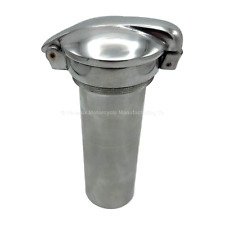 POLISHED ALUMINIUM 3" "MONZA" FUEL CAP - WITH 6" ALLOY NECK - UK SUPPLIED