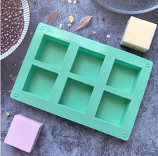 6 Cavities Silicone Soap Mould