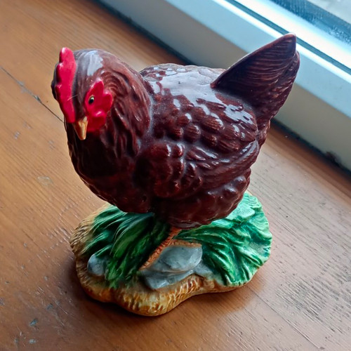 Rhode island red - red, ceramic