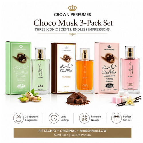 Choco musk pack perfume - choco, 3-pack