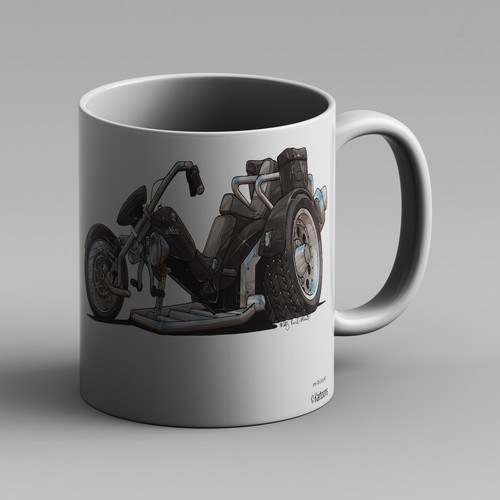 Kartoons koolart mug boom - kartoons,