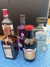 Lot of 5 Empty Spirit Bottles