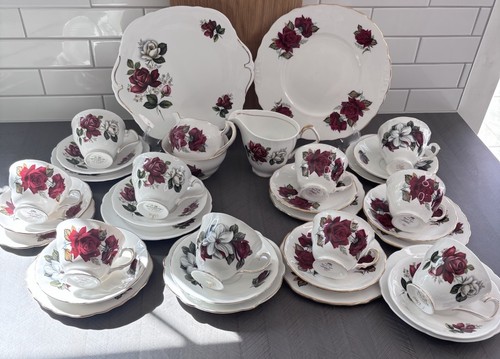 Huge vintage mixed bone china - huge,