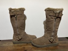 Skechers Australia Grand Jams Alpine Way Suede/Faux Fur Boots ~ Size UK 5