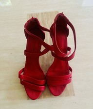 Armani Red Ladies Shoes Size 4