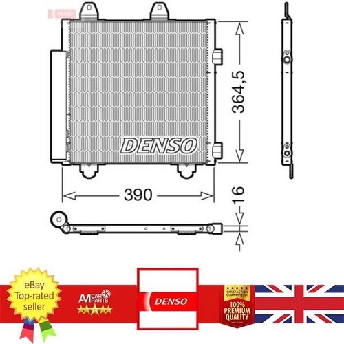 Condenser for citroen c1 - condenser,
