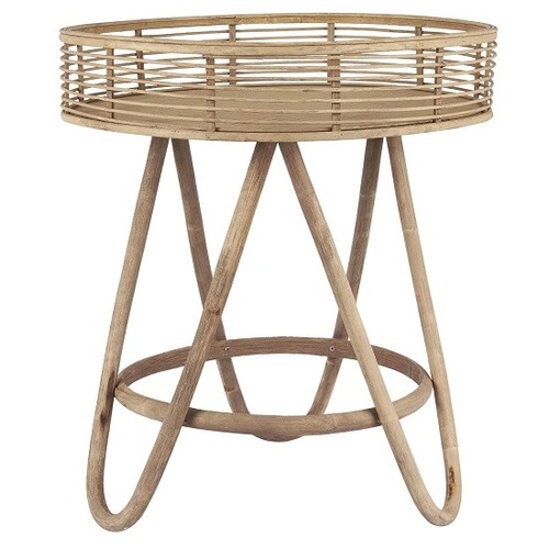 Round rattan table large with - rattan,