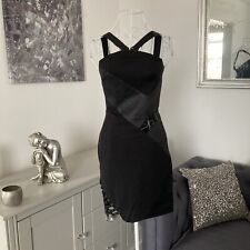 Three Floor Black Shimmer Mesh