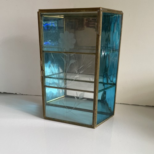 Vtg three tiered brass and - three-tiered,