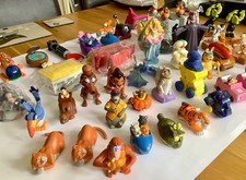 Mcdonalds toys, 48 toys, a few Burger King, most from 1980s/90s, 4 unopened.
