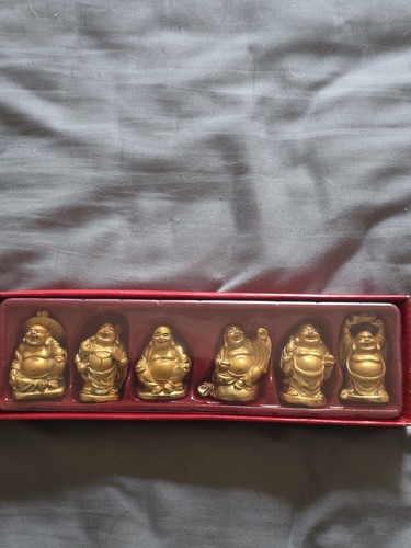 Set gold buddha - gold, figurines