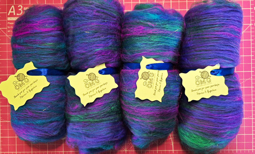 100g hand carded merino - hand,