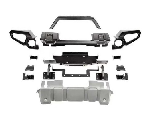Front steel bumper - front,
