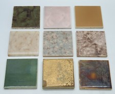 Set of 9 Mottled Glaze 4"