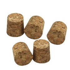 Solid Cork Bungs Stoppers  x 5