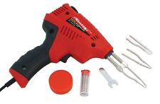 240V Electric Soldering Gun Set - 3 Tips, 1 Solder Reel / Flux & Wrench