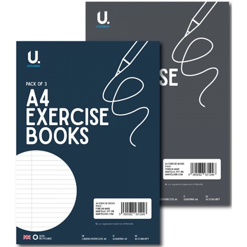 Lined exercise books 3 - exercise,