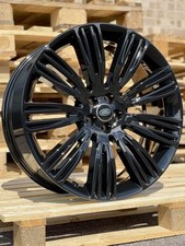 22" RANGE ROVER 9012 STYLE ALLOY WHEELS GLOSS BLACK RANGE ROVER SPORT/VOGUE  115