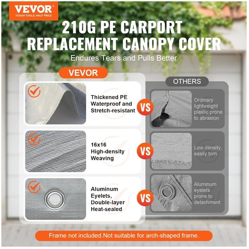 10x20 carport canopy cover - 10x20,