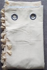 Next Yellow Textured Tassel Odd One Panel Door Curtain 168(W)x229(L)cm