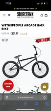 wethepeople bmx bike blue used no issues small frame 20 inch wheels new grips