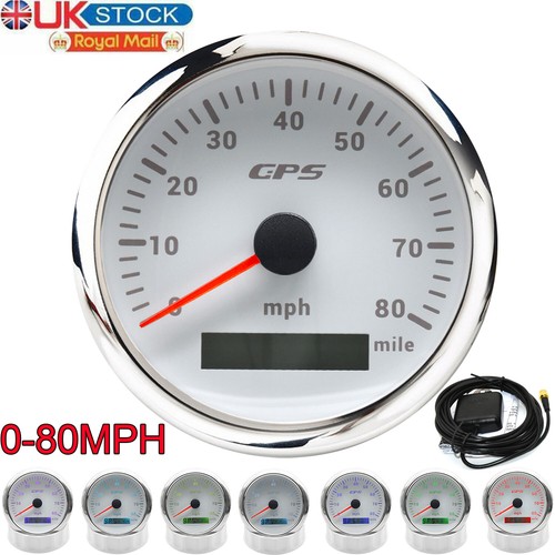 85mm white gps speedometer - 85mm,