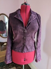 PINK PURPLE BLACK – Out of Xile – Vintage JACKET metallic denim – 1 8 10