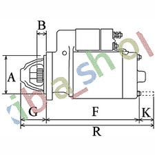 STARTER 12V 085KW FITS HYUNDAI