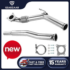 3 inch Turbo Exhaust Decat Downpipe Stainless For VW Golf MK5 6 Scirocco 2.0 GTI