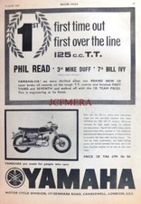 YAMAHA 125cc 'YA6' Original 1965 Motor Cycle Advert : 669/06