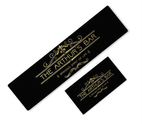 Personalised bar runner - personalised,