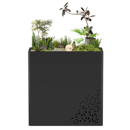 X12 x24 steel planter - 24"x12"x24",