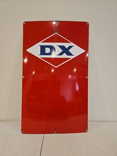 1950s single sided porcelain - single,