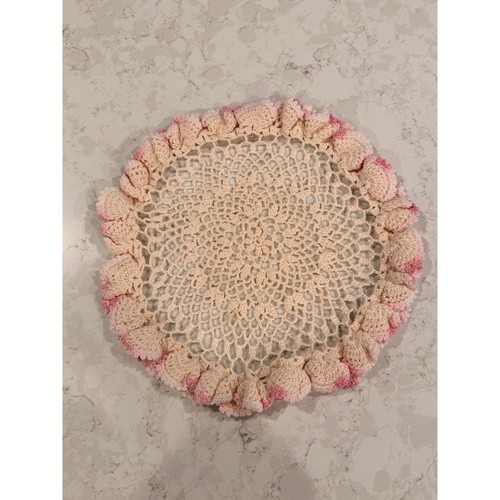 Vintage handmade crochet - handmade, doily