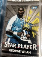 2000-01 Topps Premier Gold 2001 - Star Players George Weah #T13 Silver Foil