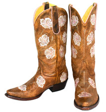 OLD GRINGO 8B  Brown Floral