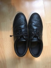 m&s Girls black school shoes