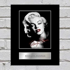 Marilyn Monroe Signed Mounted Photo Display #3