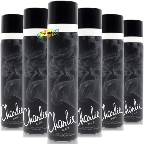 Charlie black body spray - 6x,