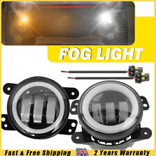 For Ford Fiesta MK5 ST150 2005-2008 2x 4 Inch LED Angel Eyes Fog Light DRL Light