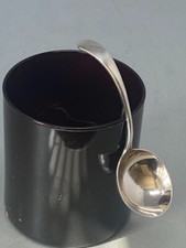 Antique Victorian Silver Plate Hanging Sauce Ladle