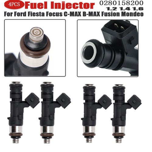 4pcs fuel injector - injector, for